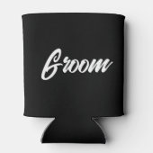 bruidegom, bruidegom thema coolie, blikjeskoeler (Achterkant)