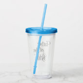 Bruidegom/Bruidspapa Acryl Drinkbeker (Achterkant)
