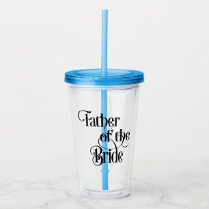 Bruidegom/Bruidspapa Acryl Drinkbeker