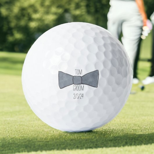 bruidegom bruiloft Custom Golfballen