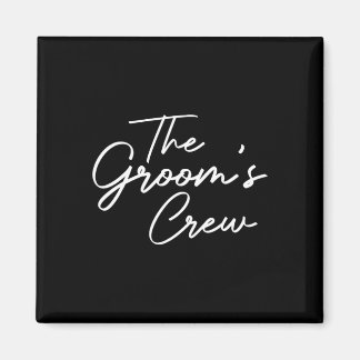 Bruidegom Crew Bachelor Party Bruidsjonkers Stag G Magneet