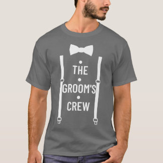 Bruidegom Crew Team Trouw Beste Man Bachelor Party T-shirt