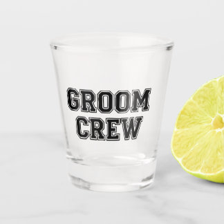 "Bruidegom Crew" vrijgezellenfeest Shot Glas