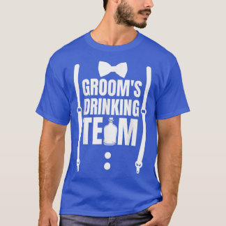 Bruidegom Drinkteam Bachelorfeest Team Trouwen T-shirt
