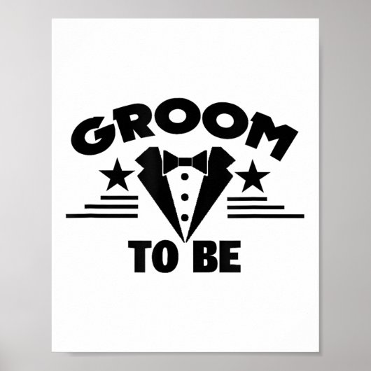Bruidegom en bruid bruiloft s - bruidegom te zijn  poster (Voorkant)