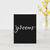 Bruidegom en bruid matching outfits bruiloft gewoo kaart (Gele Bloem)