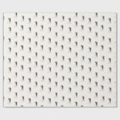 Bruidegom en bruid voor bruiloft Vrijgezellenfeest Cadeaupapier (Vlak)