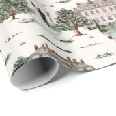 Bruidegom En Bruid Voor Trouwfeest Bruidsfeest Cadeaupapier (Rol Hoek)