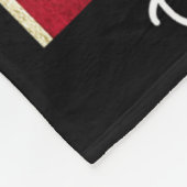 Bruidegom Est. Amerikaanse vlag 2025: getrouwd Fleece Deken (Hoek)