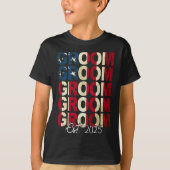 Bruidegom Est. Amerikaanse vlag 2025: getrouwd T-shirt (Voorkant)