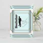 Bruidegom feest formeel pak kaart (Staand voorkant)