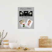 Bruidegom Foto Twee bruidegom trouwdag Tuxen Poster (Keuken)