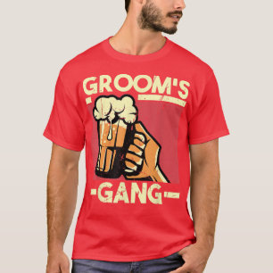 Bruidegom Gang Bachelor Trouwfeest T-shirt