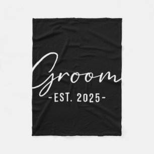 Bruidegom Geschat 2025 Overeenkomstige voorbereidi Fleece Deken