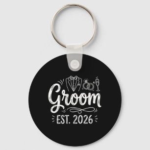Bruidegom Geschat 2026 Mijnheer Echtgenoot Getrouw Sleutelhanger