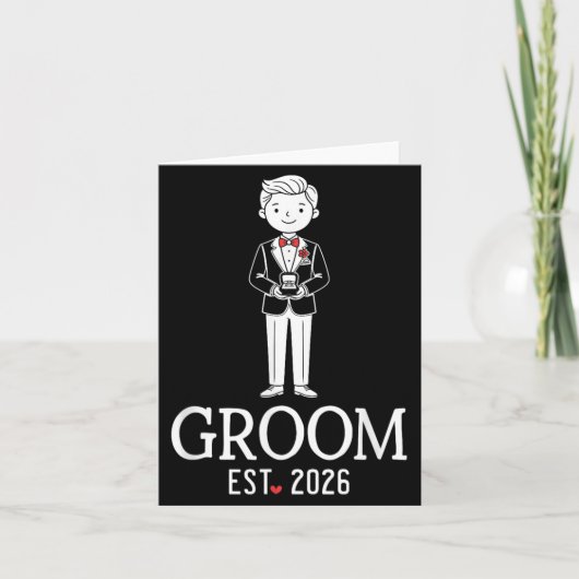 Bruidegom Geschat 2026 Overeenkomstige Bruidegom 2 Kaart (Voorkant)