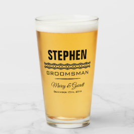 BRUIDEGOM GETUIGEN HULPBRUIDEGOM TUMBLER GLAS