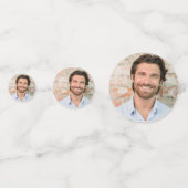 Bruidegom Gezicht 6 Foto Afscheid Van De Vrijheid Confetti (Voorkanten)