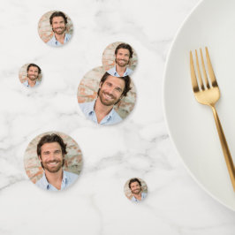 Bruidegom Gezicht 6 Foto Afscheid Van Het Jonggeze Confetti