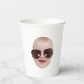 Bruidegom Gezicht Bachelorette Feest Decoraties Ge Papieren Bekers (Achterkant)