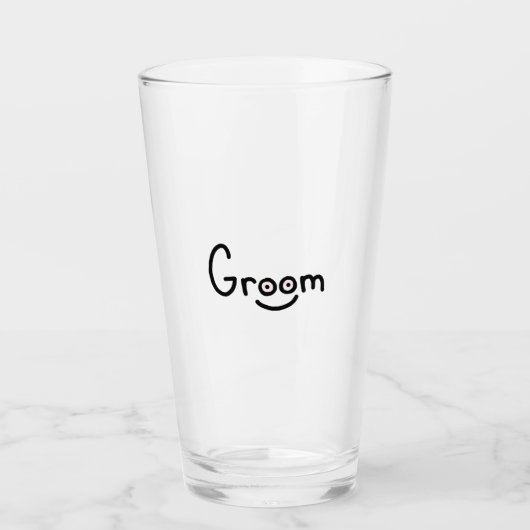 Bruidegom Glas (Voorkant)