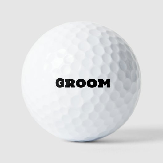bruidegom golfbal, bruidegom bokken partij accesso golfballen (Voorkant)