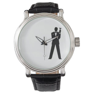 bruidegom, groomman of beste mannenhorloge horloge