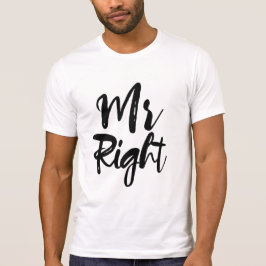 Bruidegom Humor Net Getrouwd Meneer Juist T-shirt