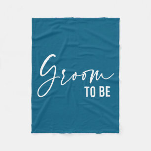 Bruidegom Huwelijk Bruidsfeest Jonggezellenfeest Fleece Deken