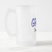 Bruidegom in gedoemde bruiloft matglas bierpul (Links)