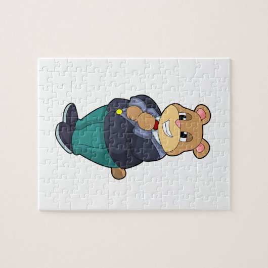 Bruidegom in pak legpuzzel (Horizontaal)