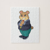 Bruidegom in pak legpuzzel (Verticaal)