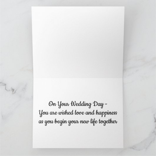 BRUIDEGOM IN ZIJN TUX-BROER OP JE TROUWDAG KAART (Binnen)