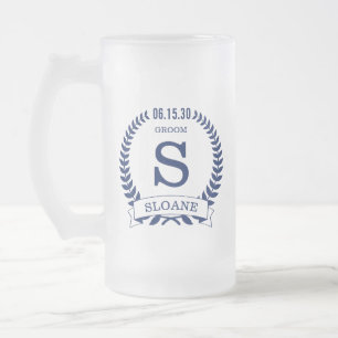 Bruidegom Initiaal Matglas Bierpul