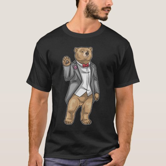 Bruidegom Jas Trouwen T-shirt (Voorkant)