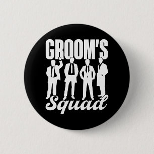 Bruidegom Jongens Bruid Bruidegom Feest Bruidsjonk Ronde Button 5,7 Cm