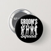 Bruidegom Jongens Bruid Bruidegom Feest Bruidsjonk Ronde Button 5,7 Cm (Voorkant /achterkant)