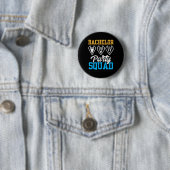 Bruidegom Jonggezellenfeest Team Bruid Bruidegom 1 Ronde Button 5,7 Cm (In situ)