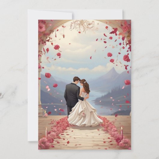 bruidegom kaart (Achterkant)