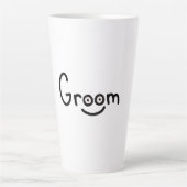 Bruidegom Latte Mok (Voorkant)
