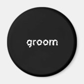 Bruidegom Magneet (Voorkant)