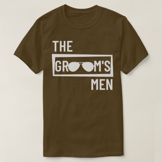 Bruidegom Mannen Trouwfeest Getuige Bachelor Party T-shirt (Design voorkant)
