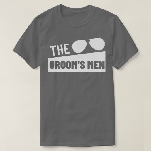 Bruidegom Mannen Trouwfeest Getuige van de Bruideg T-shirt (Design voorkant)
