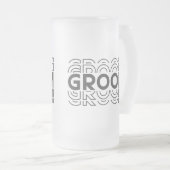 Bruidegom  matglas bierpul (Voorkant rechts)