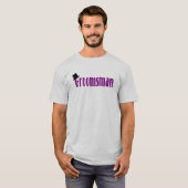 bruidegom met hoge hoed t-shirt (Voorkant volledig)