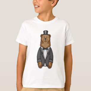 Bruidegom met jas t-shirt
