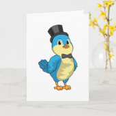 Bruidegom met lint kaart (Gele Bloem)