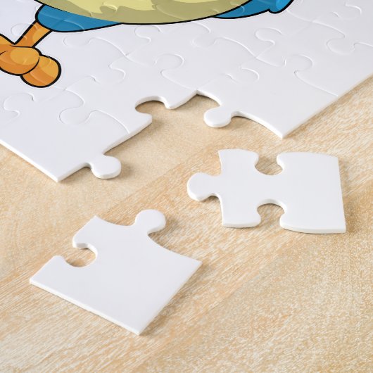 Bruidegom met lint legpuzzel (Zijkant)