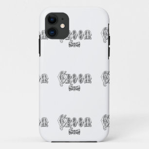 Bruidegom met stropdas Wit en Zwart Type iPhone 11 Hoesje