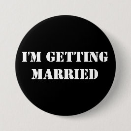 bruidegom om vrijgezel te zijn stag do pin badge ronde button 7,6 cm